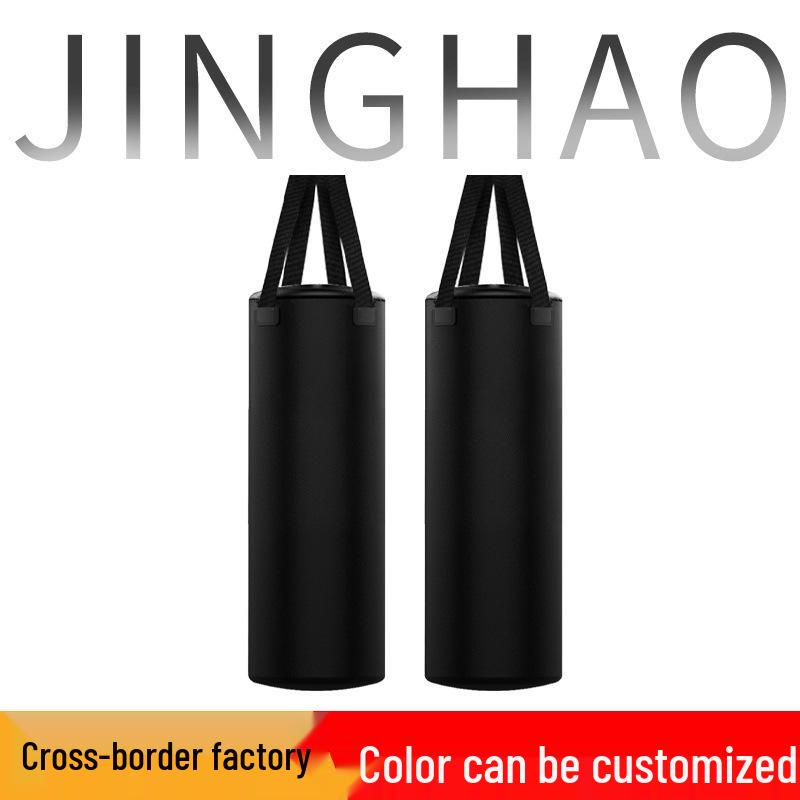 Adult Boxing Punching Bag with Breathable Combat Gloves for Professional Taekwondo Training чёрный