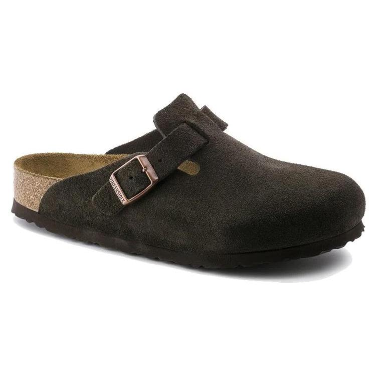 Boston Birkenstock Soft Footbed Suede 'Mocha' 0660461