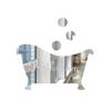 3D Mirror Wall Sticker Funny Door Entrance Sign Kids Bathroom DIY Wall Stickers Decals Bar Home Decor