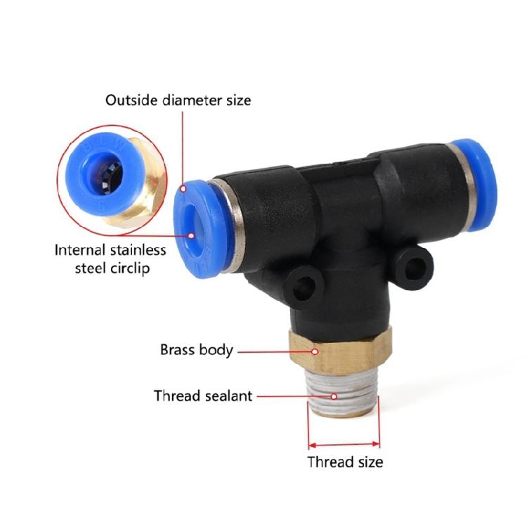 TurbosVehicles Vacuum Fitting Kit TurbosWastegate & Solenoid Push Lock Connector