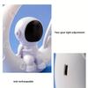 1Pc Creative Moon Astronaut LED Night Light - USB charging, brightness adjustment, color-changing desk lamp, suitable for bedroom decoration