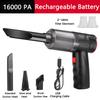 16000PA Powerful Suction Car Handheld Vacuum Cleaner Wet And Dry Smart Lightweight Home 150WVacuum Interior Accessories