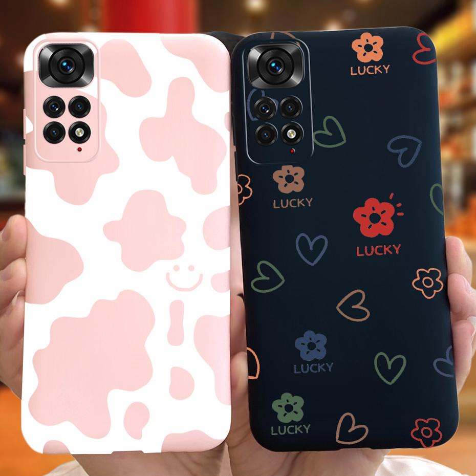 For Xiaomi Redmi Note 11 Pro Case Redmi Note 11 11S 4G Lovely Pattern Jelly Silicone Soft Cases Cover For Redmi Note11 S 11 Pro