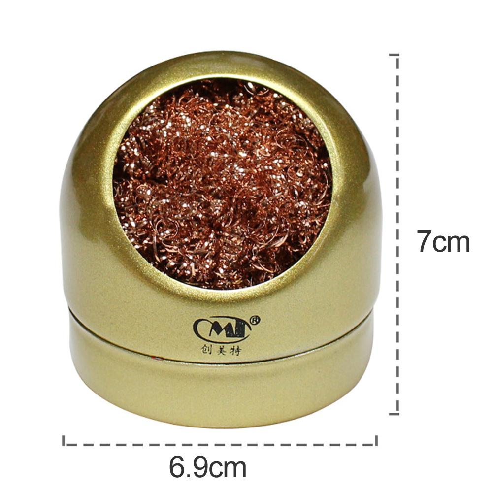 CMT Welding Soldering Solder Iron Tip Cleaner Ball Gold Cleaning Wire Balls Lead-Free solder Tip Tin Removal Cleaning Ball