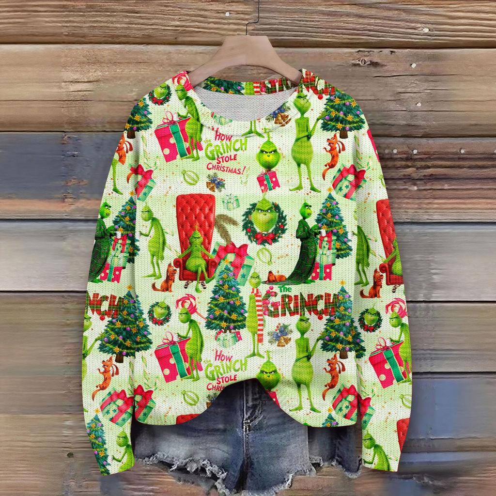 Women's Fashion Casual Long Sleeve Neck Sweater Pullover Top