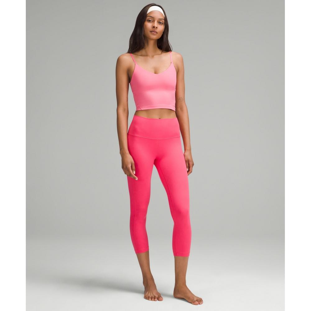 Lululemon Align  Cropped CAmi TAnk Top  Light Support  A B Cup sAkurA Pink