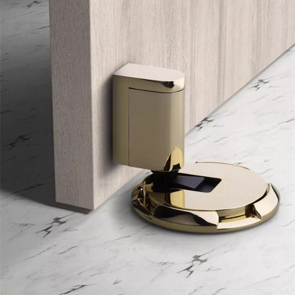 Heavy Duty Door Holder Zinc Alloy Door Stop New Mechanical Door Stopper Furniture