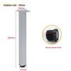 38mm Adjustable Square Cabinet & Sofa Legs - Thickened Furniture Feet for Coffee Table Support