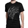 Xenomorph Black Tshirt Unisexs Tshirt Summer New Casual Fashion Unisexs and Womens Same Style