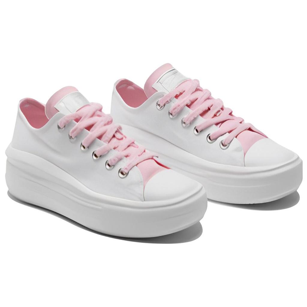 New Converse Chuck Taylor All Star Move Cx Platform Shoes 'White Sunrise Pink' Women's A03059C