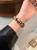 Leopard Suede Butterfly Buckle Watch Band for Apple Watch (S10, 87)