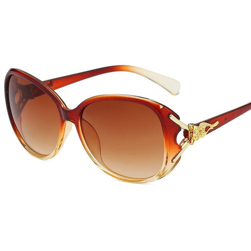 Fashion Fox Head Sunglasses Women'S Sunglasses Ins Large Frame Glasses Classic Driving Street Shot