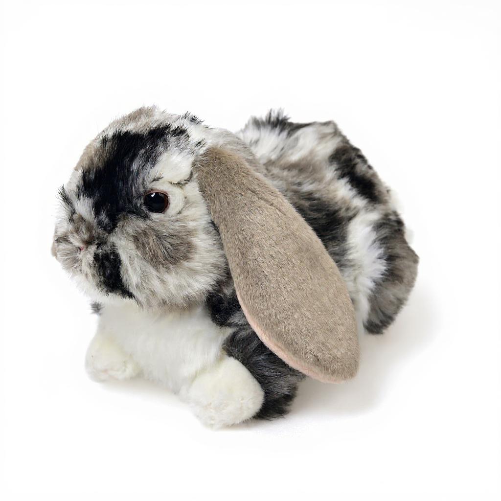

Gray Lop-Eared Rabbit Plush Toy, 10.6-inch Soft Simulated Rabbit Doll, Children s Day Gift, Home Bedroom Decoration