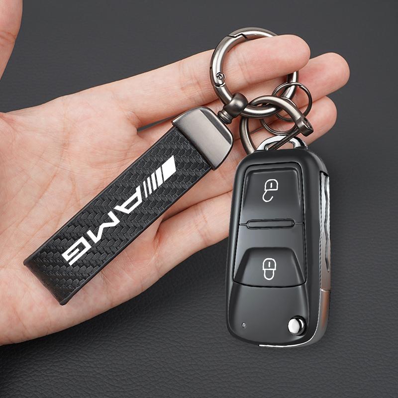 Autoschlüsselanhänger Ringe Leder Emblem Schlüsselanhänger Auto Schlüsselanhänger Aufkleber Für Mercedes Benz AMG Smart W205 C300 W203 W206 W108 W124 W126