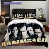 Rock Band Performance Theme Bedding (1 * Duvet Cover + 2 * Pillowcase, Without Core) 2D Flat Duvet Cover and Pillowcase Christmas Birthday Gift