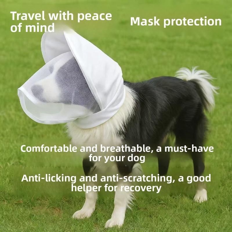 Dog Mosquito and Insect Repellent Headgear Mask - Prevents Bites, Licking and Accidental Ingestion. Pet Supplies.