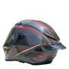 Black Red Trajectory Helmet Single Visor Racing Season Safety Helmet Casco Casque Big Spoiler Men And Women Motorcycle Helmet