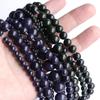 Green Sandstone & Blue Sandstone Round Beads (4-14mm) for DIY Jewelry Making