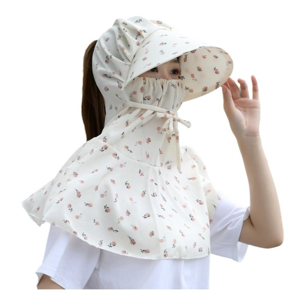 Fashion Quick Dry Face Mask Sun Hat Wide Brim Anti Uv Fisherman Hat Breathable Adjustable Face Cover Headwear Outdoor