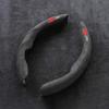 2Pcs Suede Non-Slip Car Steering Cover Wheel Booster Decoration Covers For Ford ST Focus Mk2 3 4 Edition Mondeo Fusion ST Line