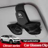 Auto Interieur Zonneklep Brillenhouder Zonnebril Clip Voor Xsara C6 C4 C3 C2 C1 2CV VTS DS3 DS4 DS5 RD3 Cross Berlingo