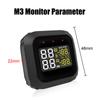 Wireless LCD Display Temperature Alarm Tire Pressure Monitoring System Waterproof M3 Moto Motorcycle Real Time TPMS Digital