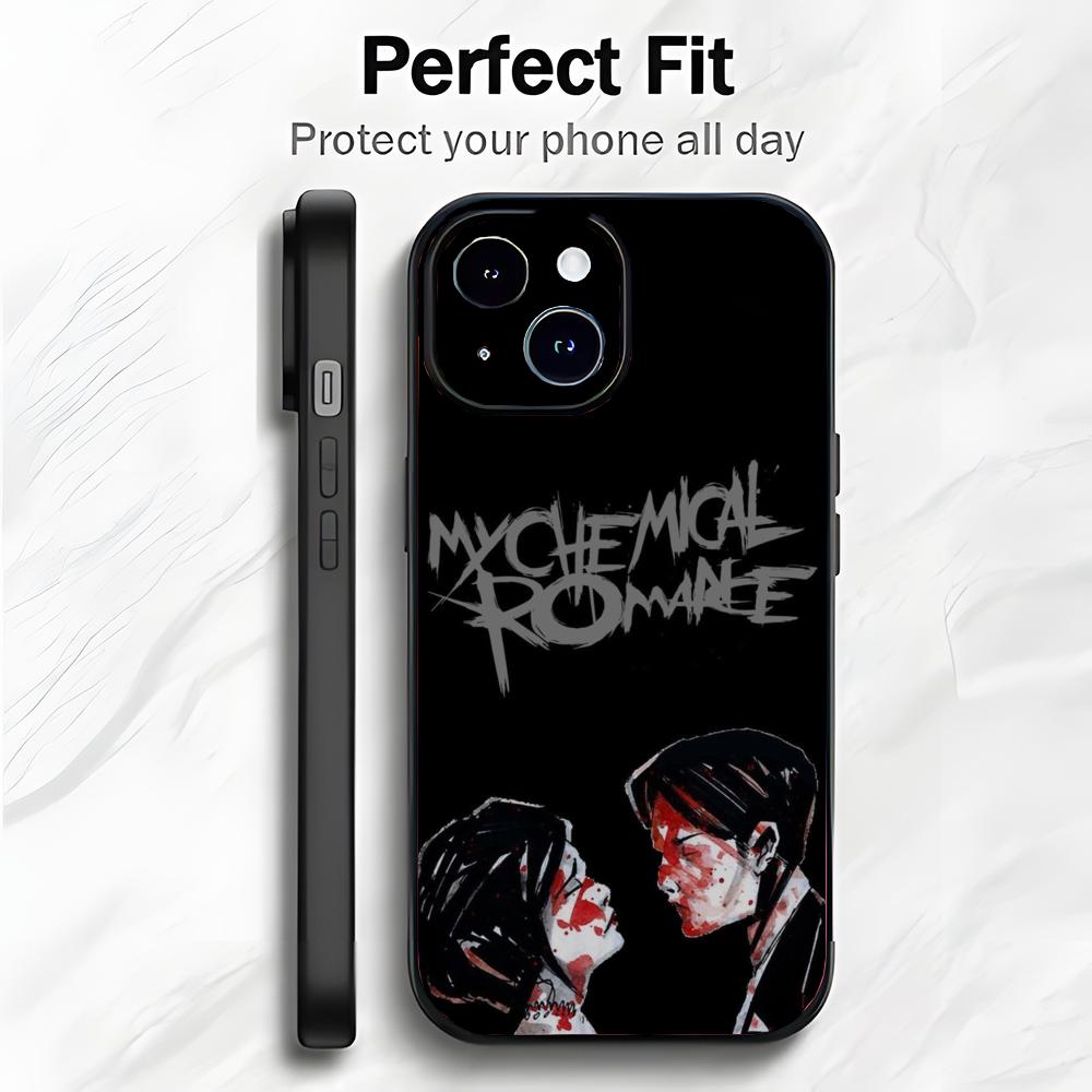 Emo Rock Legends M-My Chemical Romance Phone Case Phone Case Soft Packaging Lightweight For iPhone17 16 15 14 13ProMax