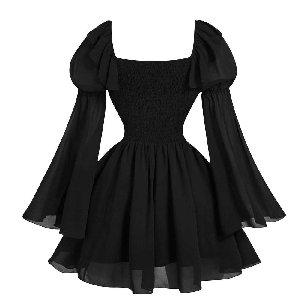Women's Fashion Casual Long Sleeve Dresses