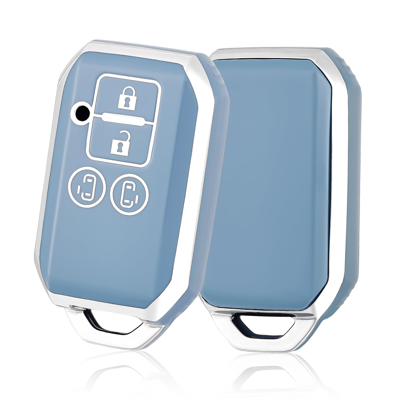 

В ПУТЬ Оболочка ключа, ТПУ чехол для ключа автомобиля, Чехол для ключа, Совместимый, Новый Suzuki синий