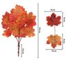 2PCS Fabric Artificial Maple Leaf Fallen Style Maple Leaf Bouquet  for Wedding Decor