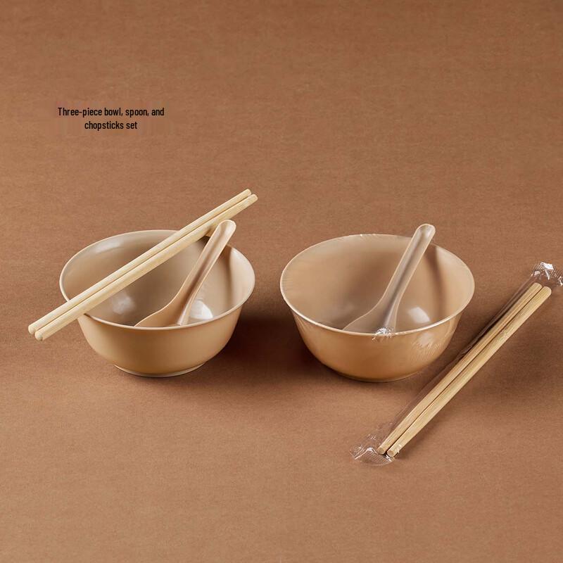 Inmai Disposable Rice Husk Dinnerware Set