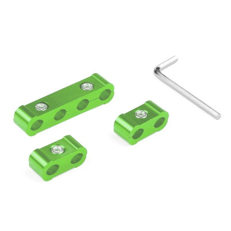 Universal Aluminum Alloy Spark Plug Wire Separator Kit With Fixed Clips For Car Engine Maintenance
