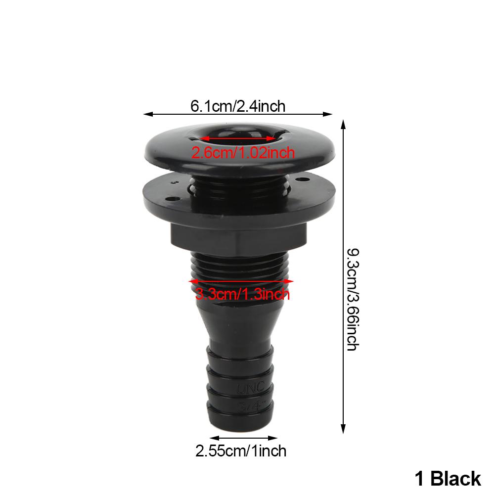 

Прямой соединитель для шланга через корпус судна для шланга 5/8, 3/4 1‑1/2 дюйма. Аксессуары для морских судов. Соединение для шланга через корпус судна. 1-Black