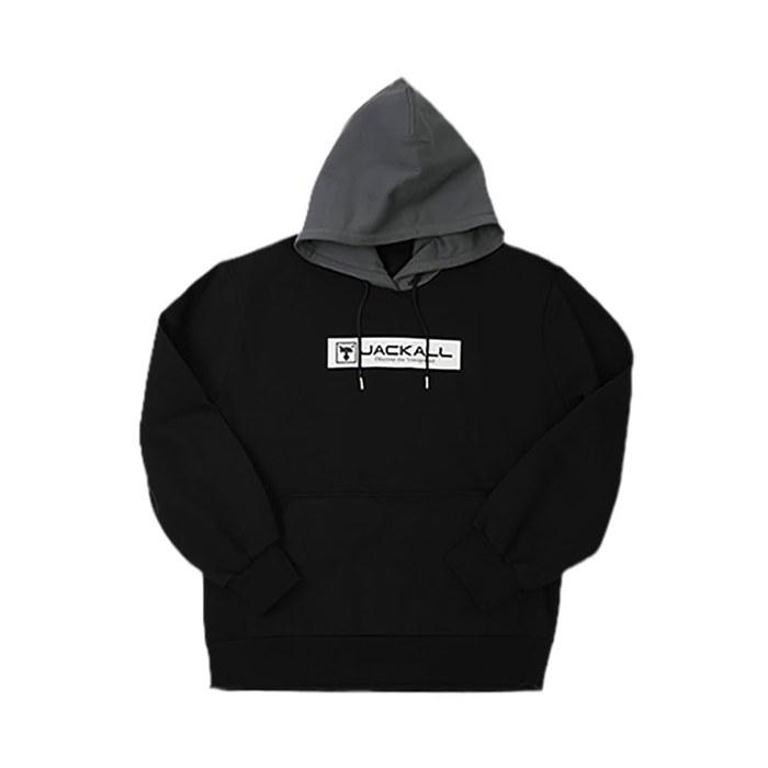JACKALL Pullover Hoodie JK01420204 Black x Gray M