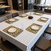12x18 Inch Washable Cotton Linen Table Mats Easy Clean for Home Kitchen Decor Placemats