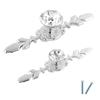 6Pcs Modern Single Hole Drawer Closet Knobs transparency Crystal Zinc Alloy Cupboard Pull Handle Knobs Home Decoration Wardrobe