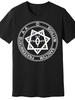 Unisex Okkultes Crowley Thelema Magie T-Shirt Argentum Astrum AA Siegel Symbol Wille Crowley Inspiriert Esoterisch Schwarz Passform Kurzarm