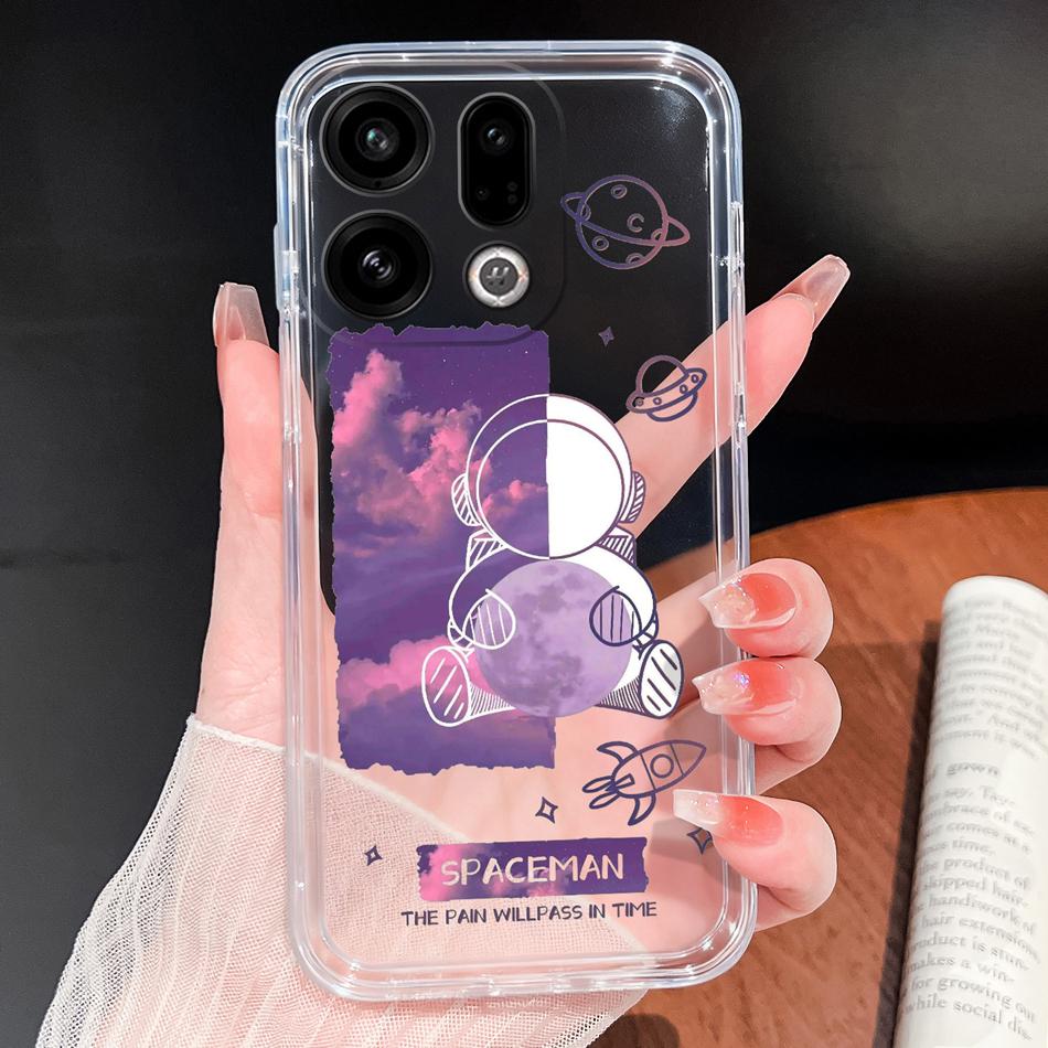 For Oppo Find X9 Pro Phone Case Unique Style Soft TPU Transparent Silicone Lightweight Cover For Oppo Find X 9 Protective Shell