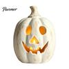 Glow in the Dark Pompoen voor Kinderen Halloween Kaarsenhouder, Hars Lantaarn Theelicht Houder met Attente Geschenken Uitgesneden Gezicht Herfst Boerderij Tafel Schoorsteenmantel
