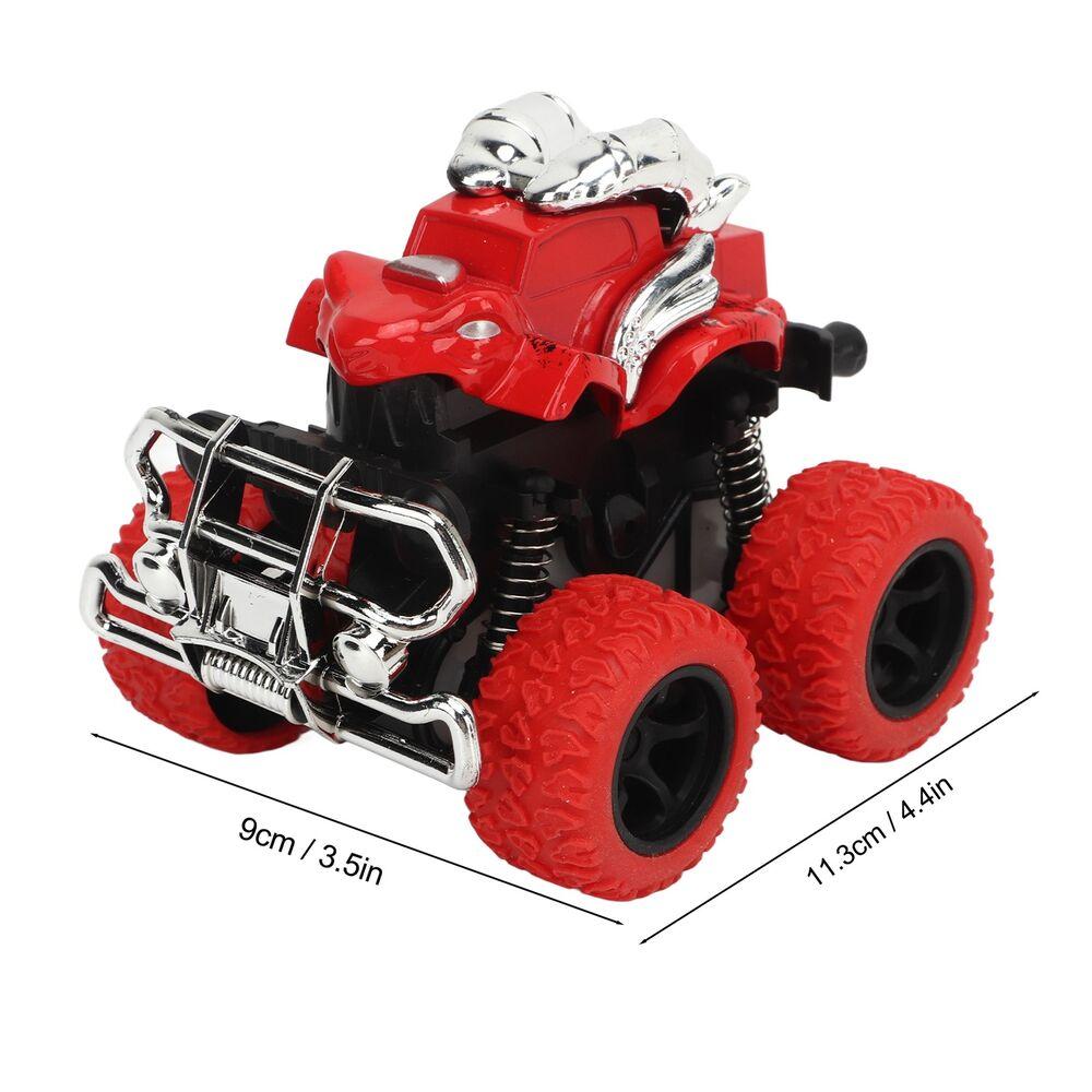 Trägheitsfahrzeug-Spielzeug aus Legierung, tragbares 4-Rad-Trägheits-LKW-Spielzeug, helle Farbe, simuliert, exquisit für zu Hause