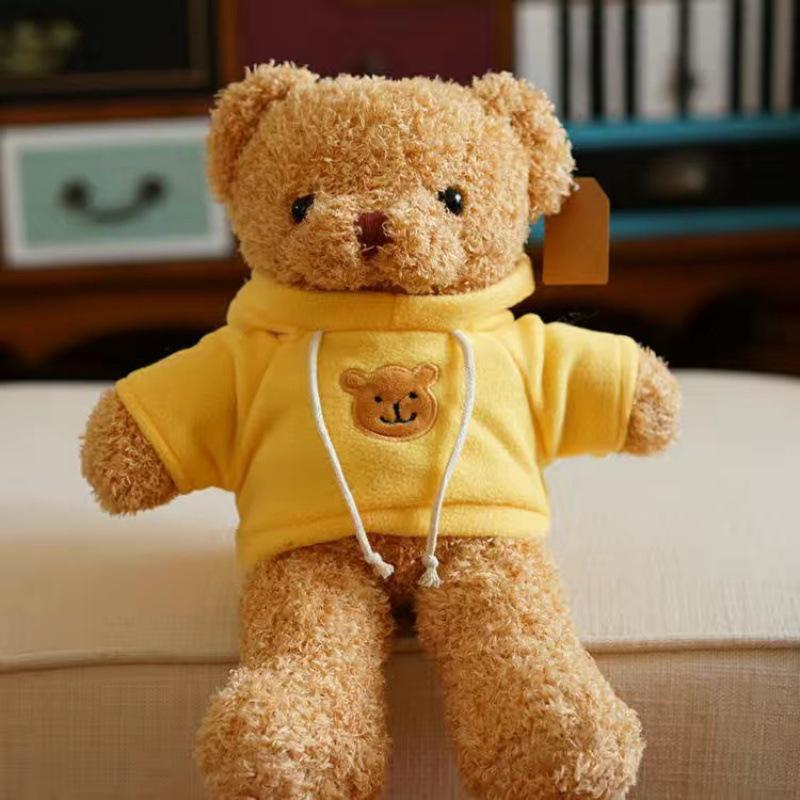 Cute Plush Panda Teddy Bear Doll In Clothes - Small Children's Gift Toy