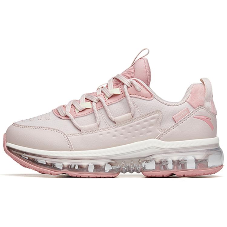 

Anta Running Collection Cushioning Anti Slip And Wear Resistant Low Top Running Shoes Women s Gray Pink 40