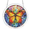 Acrylic Jigsaw Puzzle Suncatcher Large Colorful DIY Sun Catcher Kit for Adults Stained Glass Style Window Hanging Ornament for Home Garden Decor