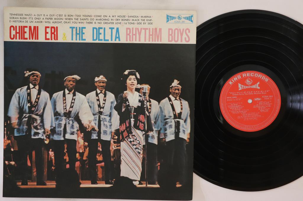 LP Record CHIEMI ERI - Chiemi Eri & Delta Rhythm Boys Live K28A381 KING 1983 Japan Japanese Enka