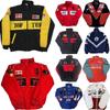 Unisex Racing-Inspiriert Bestickt Baumwolle Motorradjacke Straßenfahrt Rennstrecke Sport