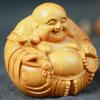 Mini Buddha Statue Handwerk Holzschnitzerei handgemachte Statue Home Office Desktop
