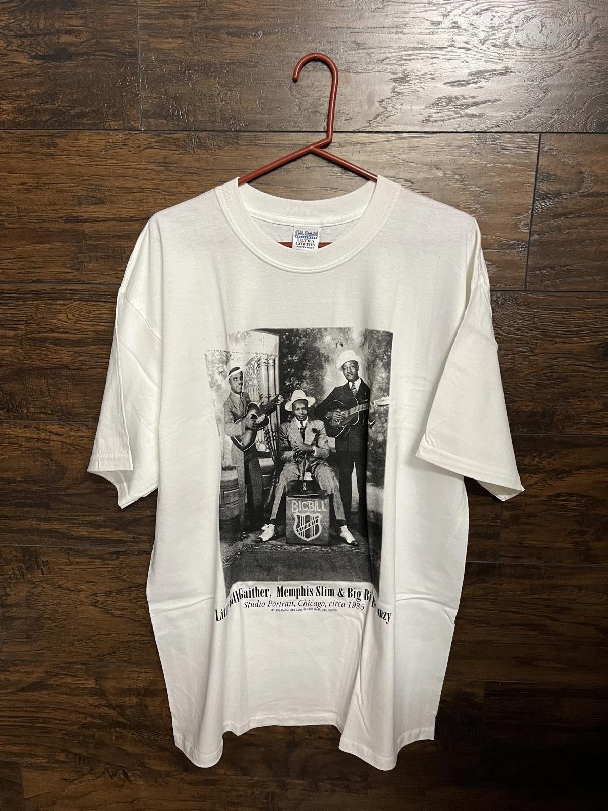 Vtg Little Bill Gaither Memphis Slim Big Bill 1995 Shirt- XL XXXL