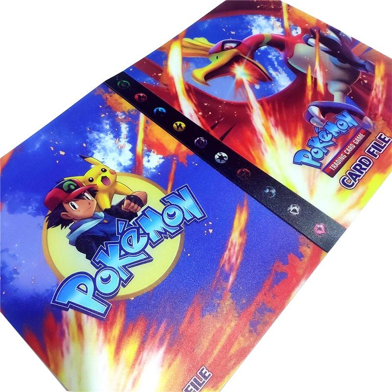 Pet Genie Pokémon Sammelkartenalbum mit 240 Hüllen und lebhaftem Einband als Geschenk zum Kindertag