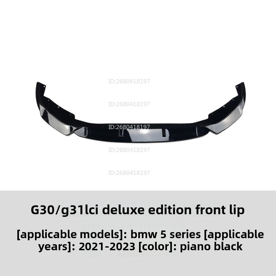 For BMW 5 Series bmw g30/g31 lci 520i 525i 530i 2021+ front lip front shovel modification 348-black