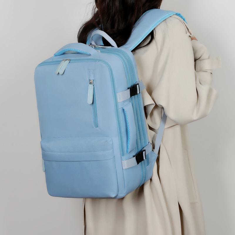 Snygg expanderbar affärsrese-ryggsäck - Stor kapacitet & bärbar design